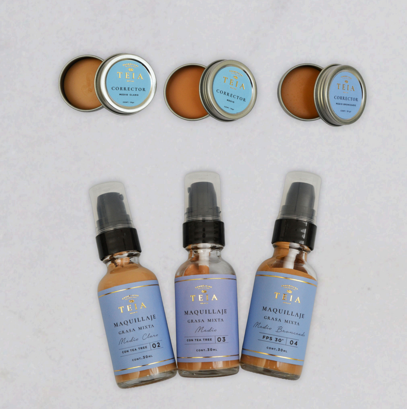 Base de maquillaje + Corrector