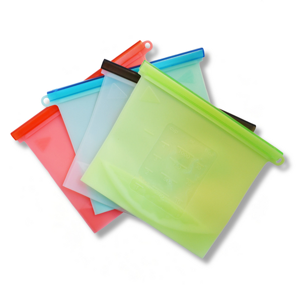 Set de bolsas de silicona