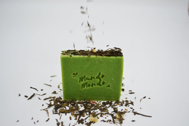 Jabón de té verde