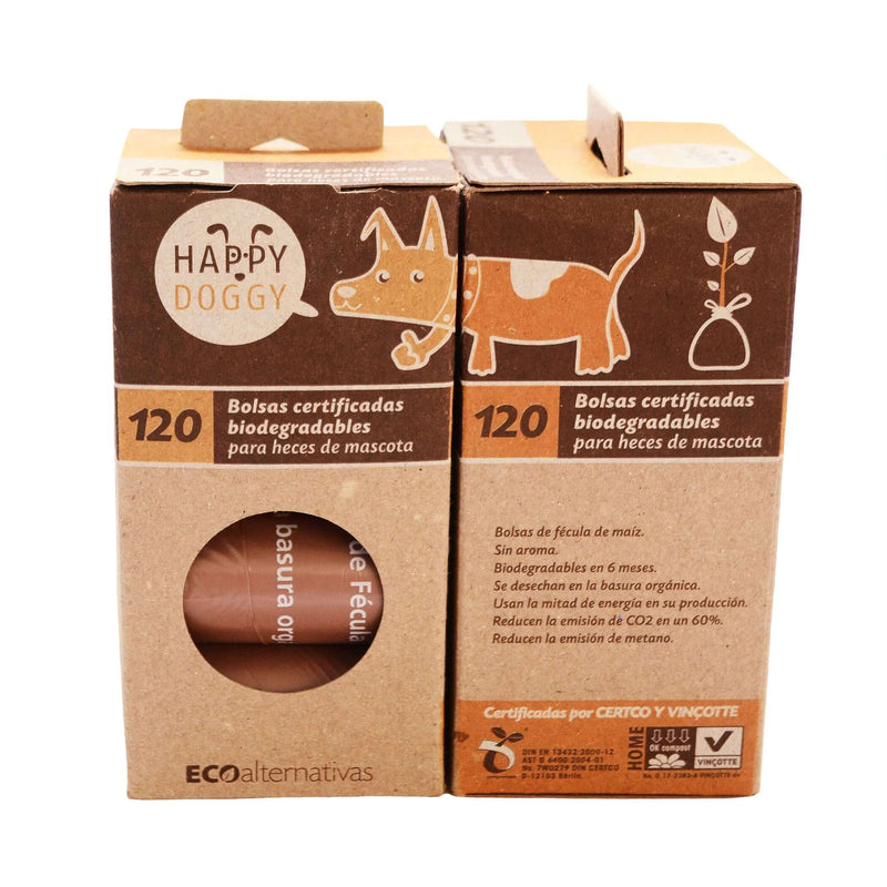 Bolsas biodegradables para heces de mascotas